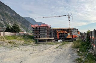 Leytron : le chantier à l'abandon depuis 2013 a enfin repris.